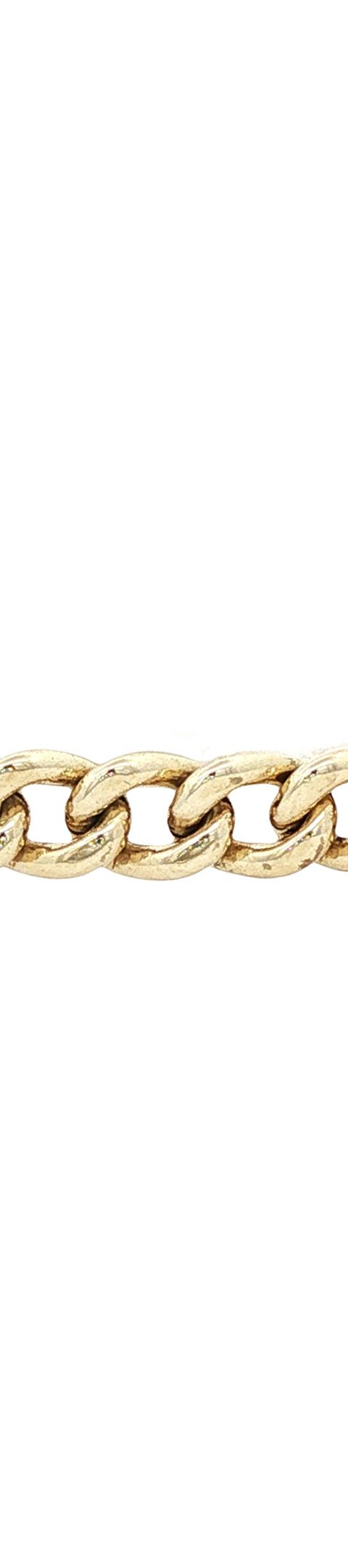 Vintage 14K Gold Curb Bracelet